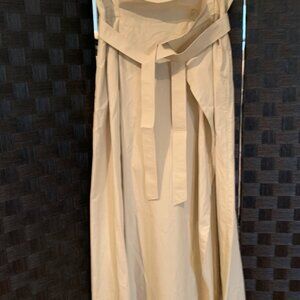 MaxMara Weekend khaki cotton full skirt, size 14